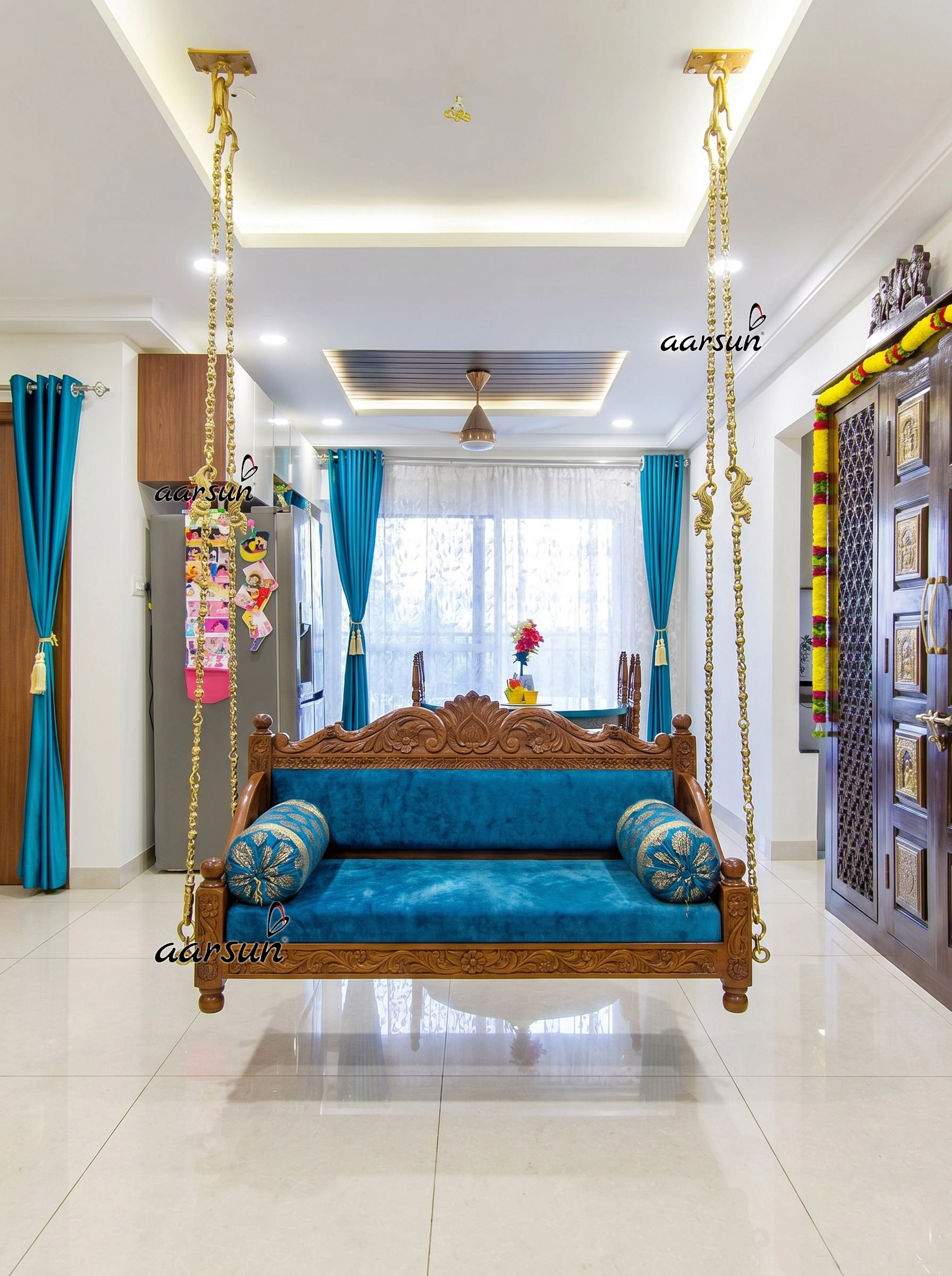 Royal Wooden Ceiling Swing for Apartments & Villas