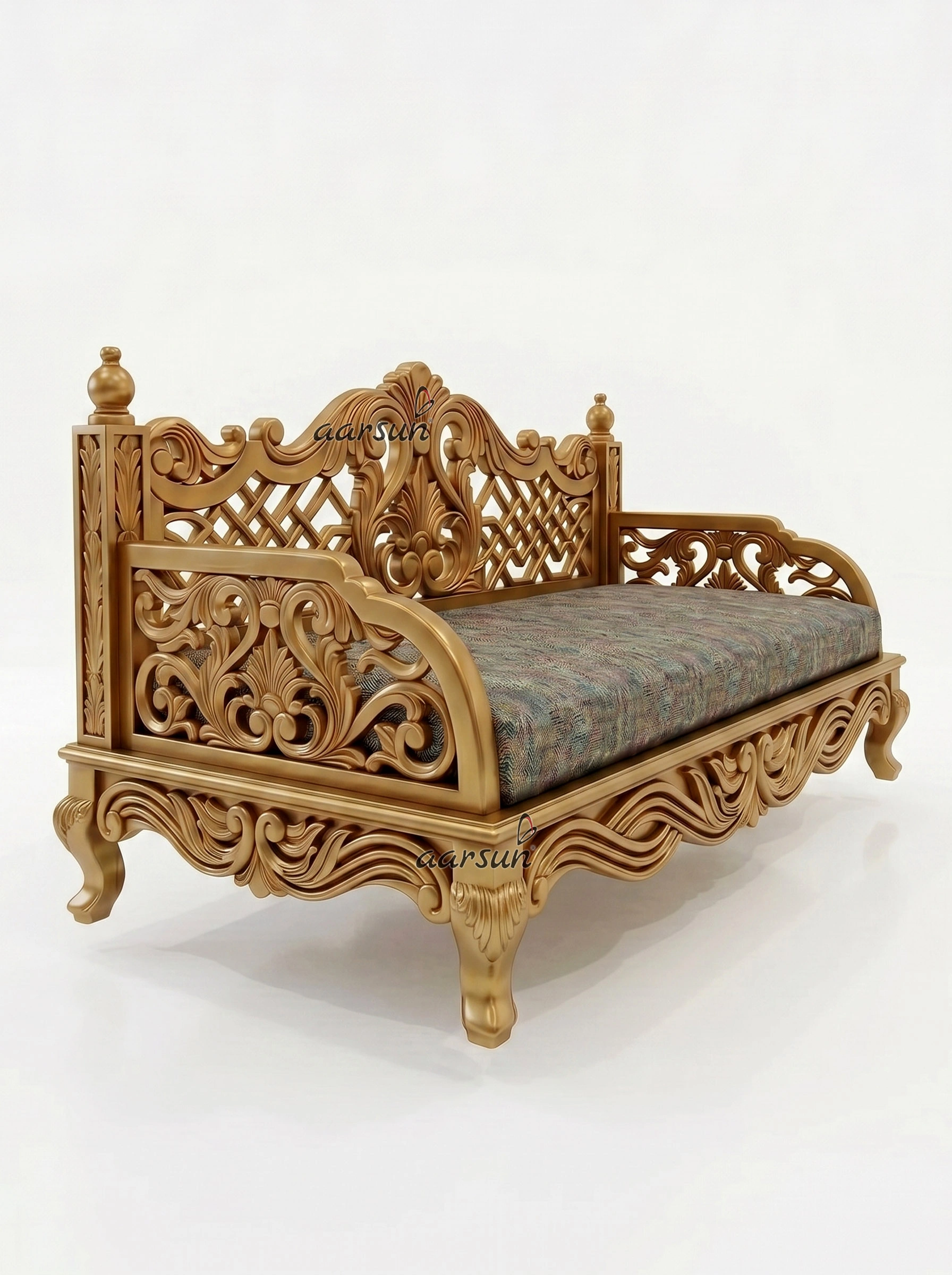 Solid Wood Hanging Swing Seat for Home Decor - Image 3