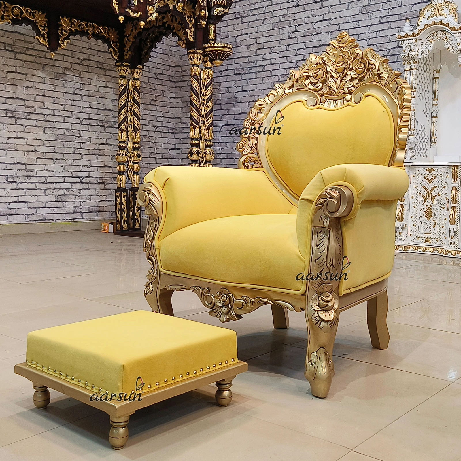 Guru ji Chair with Traditional Craftsmanship - Image 7