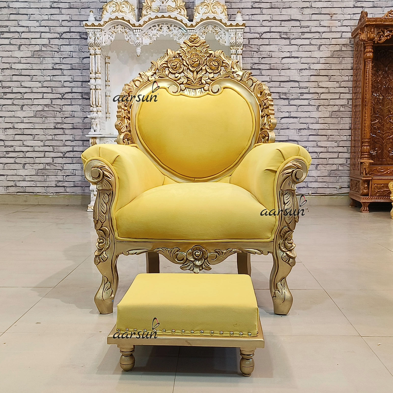 Guru ji Chair with Traditional Craftsmanship - Image 8