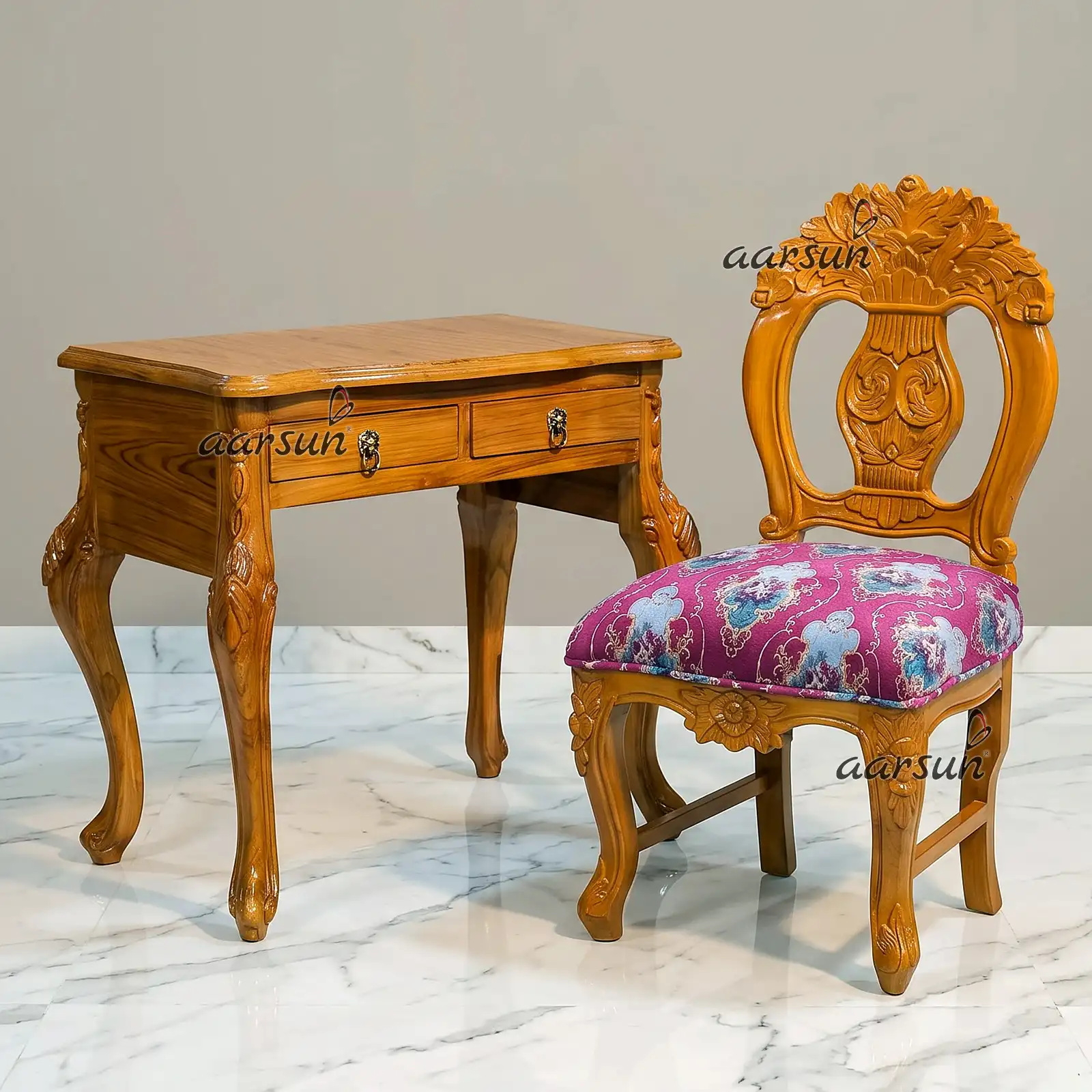 Handcrafted Wooden Study Table