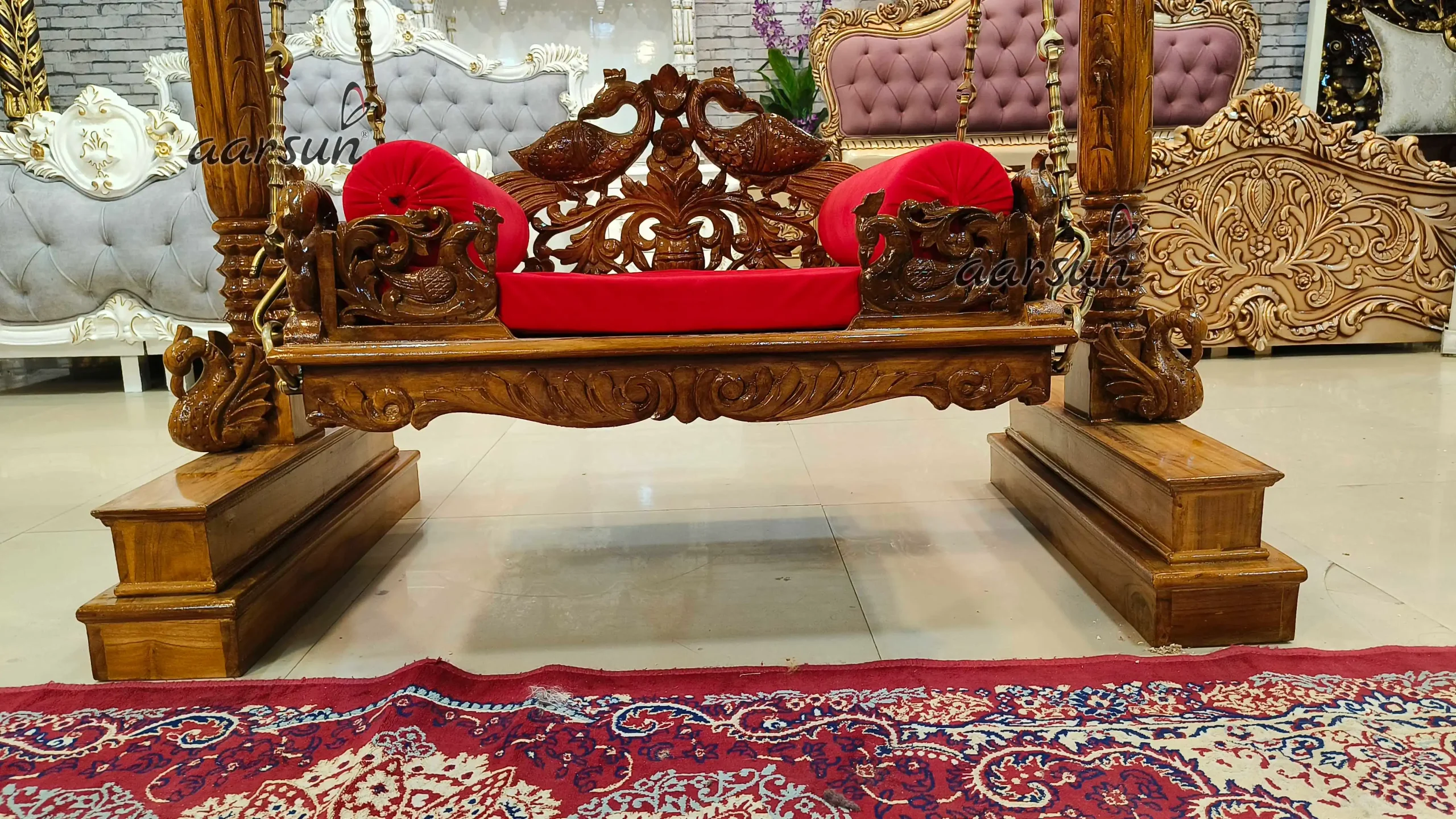 Janmashtami Special Wooden Thakur Ji Jhula - Image 5