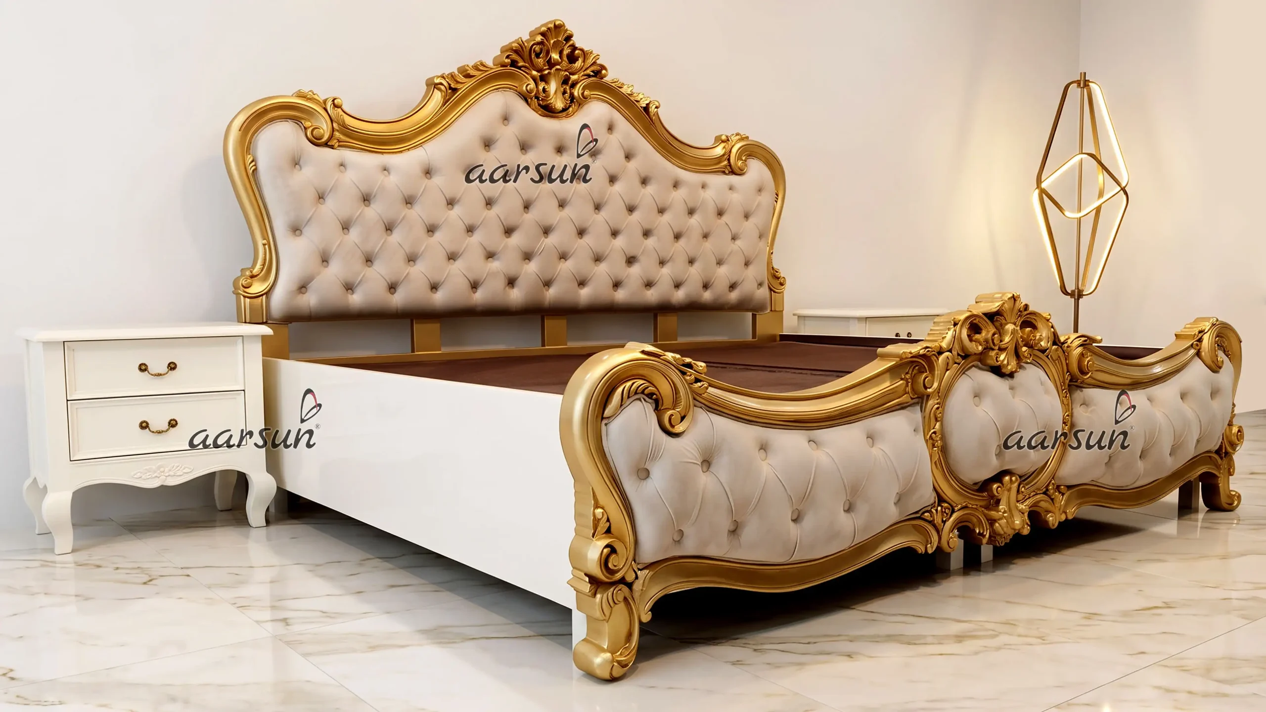 Luxury Handcrafted King Size Bed