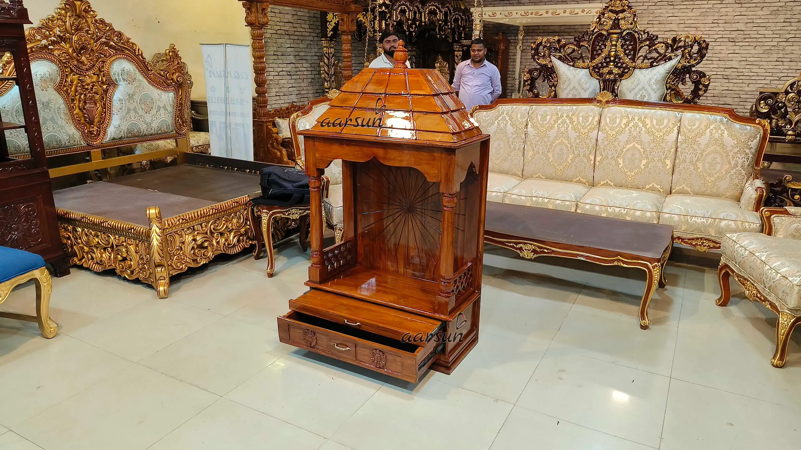 Modern Hindu Wooden Temple - Image 5