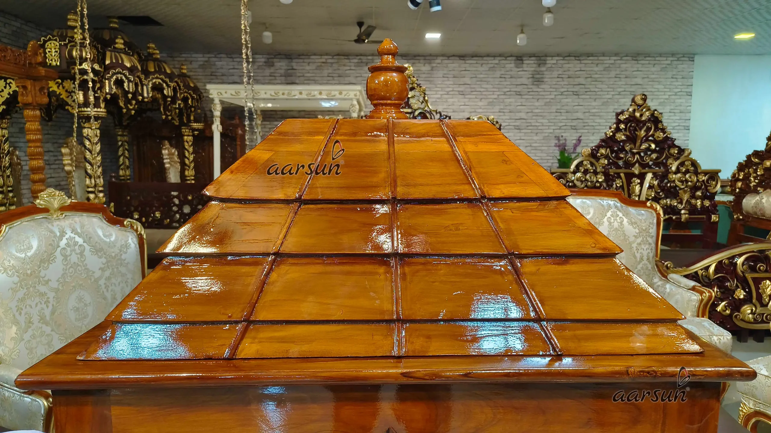 Modern Hindu Wooden Temple - Image 6