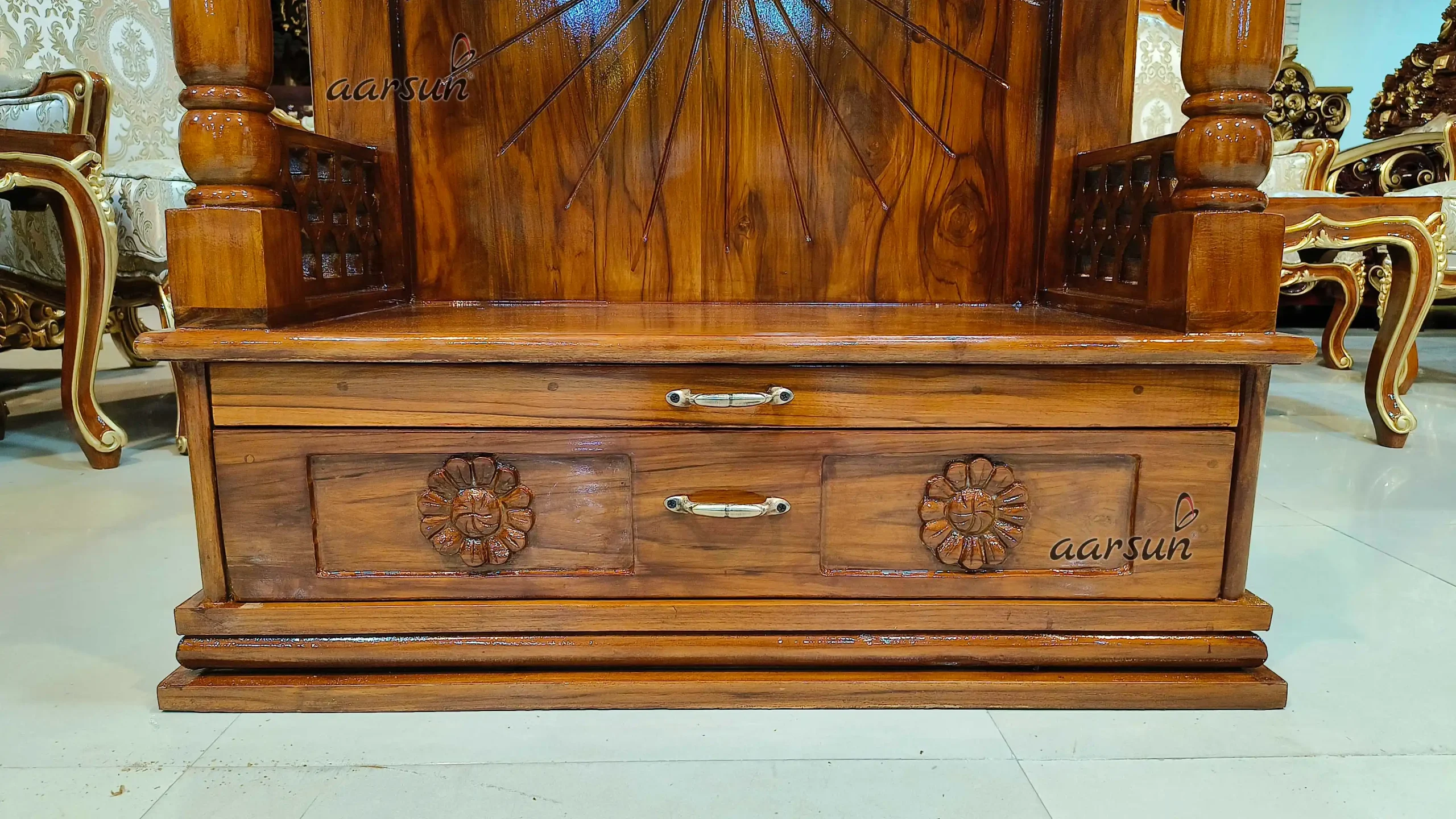 Modern Hindu Wooden Temple - Image 7