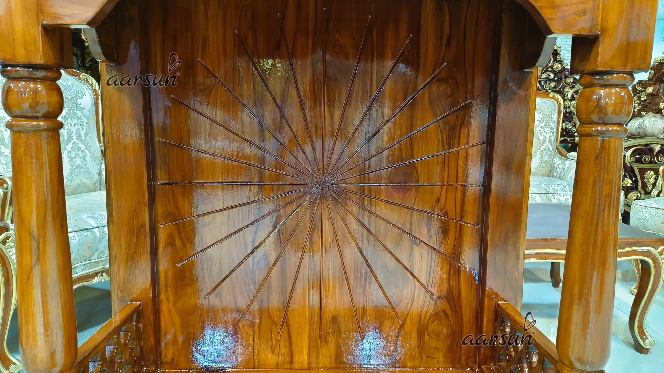 Modern Hindu Wooden Temple - Image 3