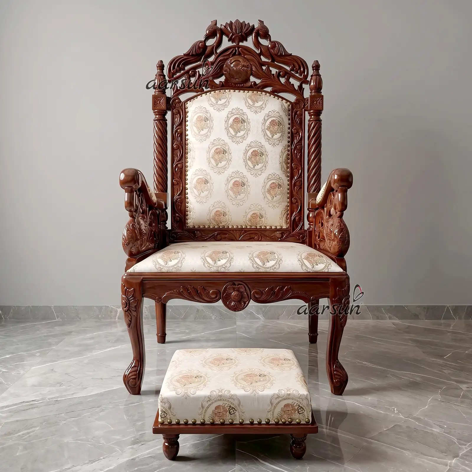 Premium Hand-Carved Guru Ji Chair
