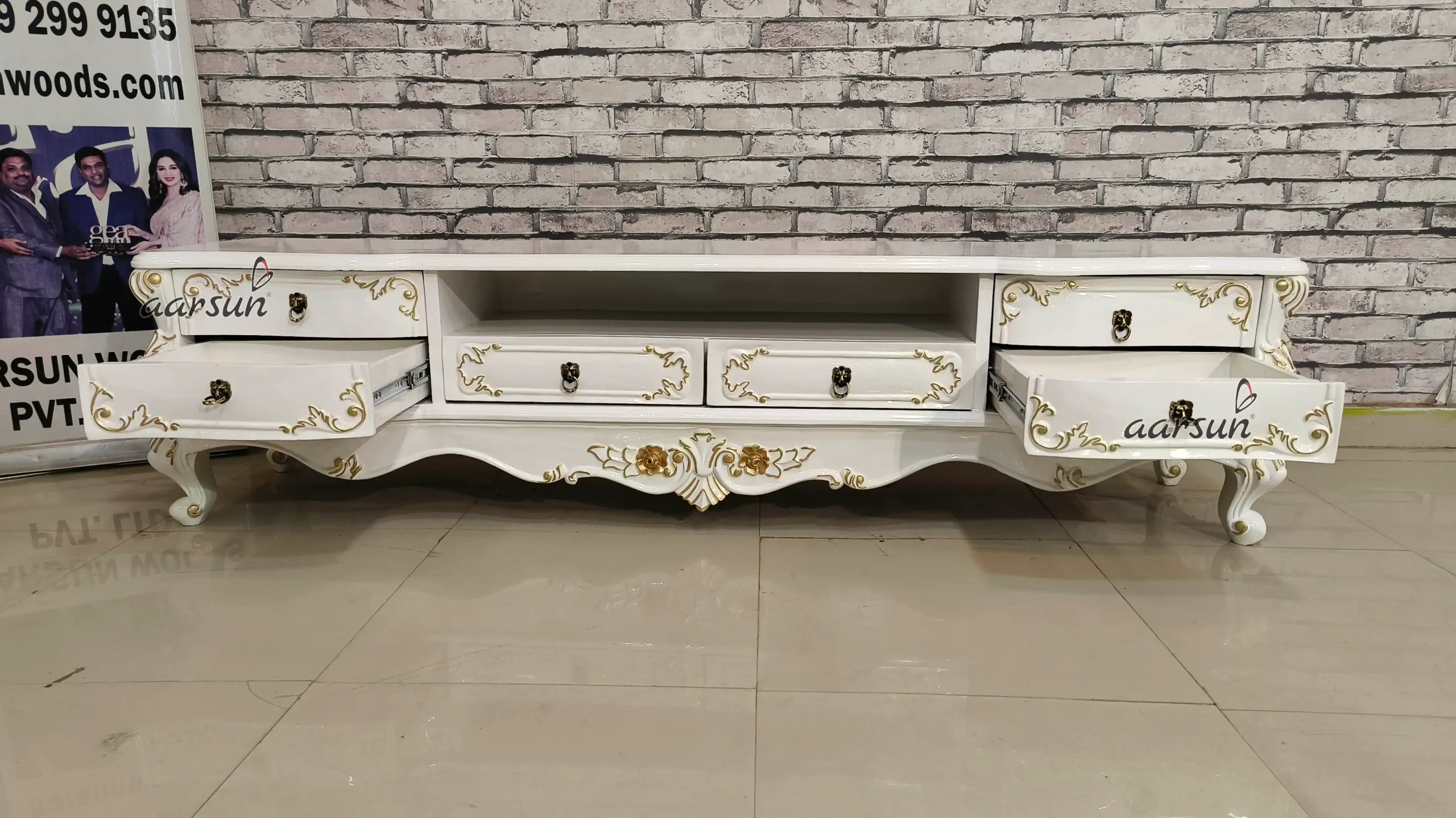 Premium Royal TV Unit for Luxury Homes - Image 4