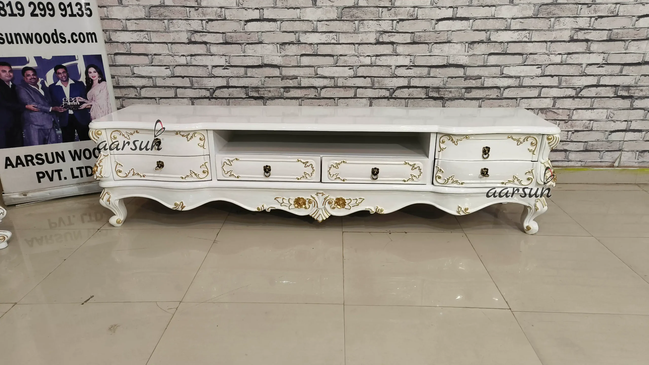 Premium Royal TV Unit for Luxury Homes - Image 5