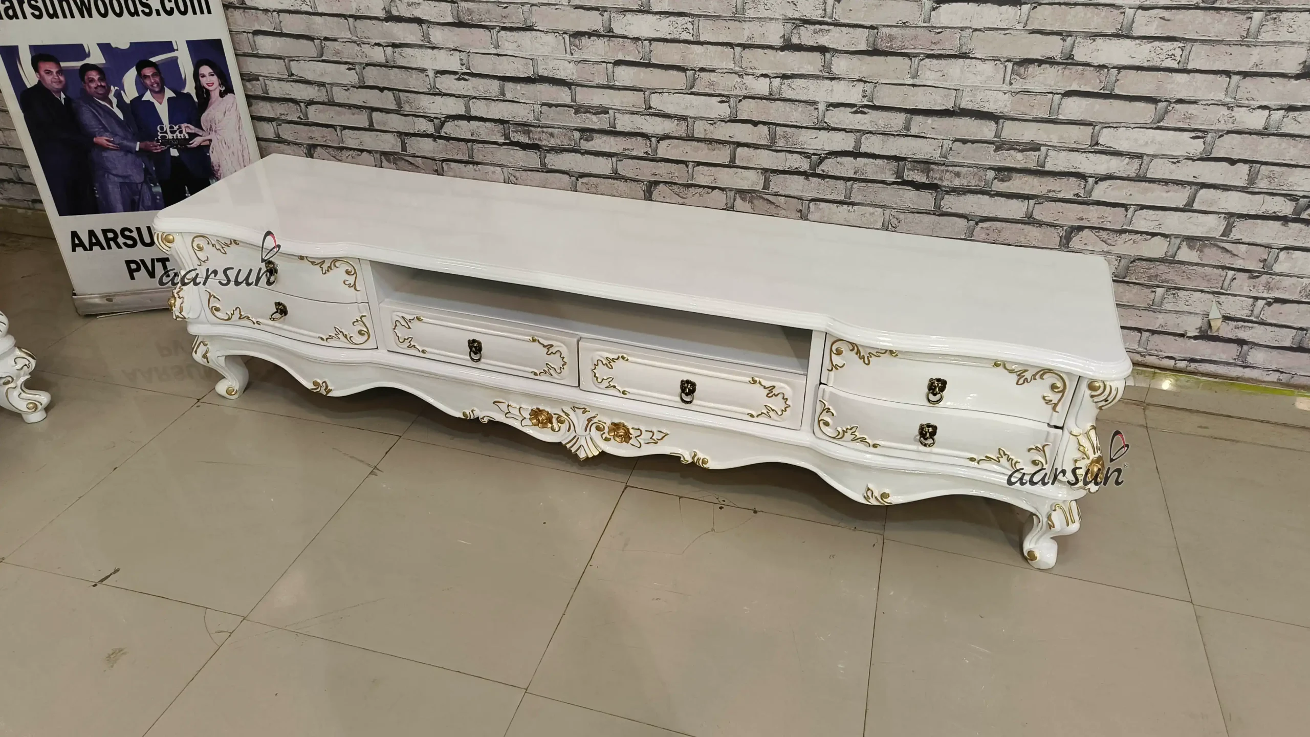 Premium Royal TV Unit for Luxury Homes - Image 6