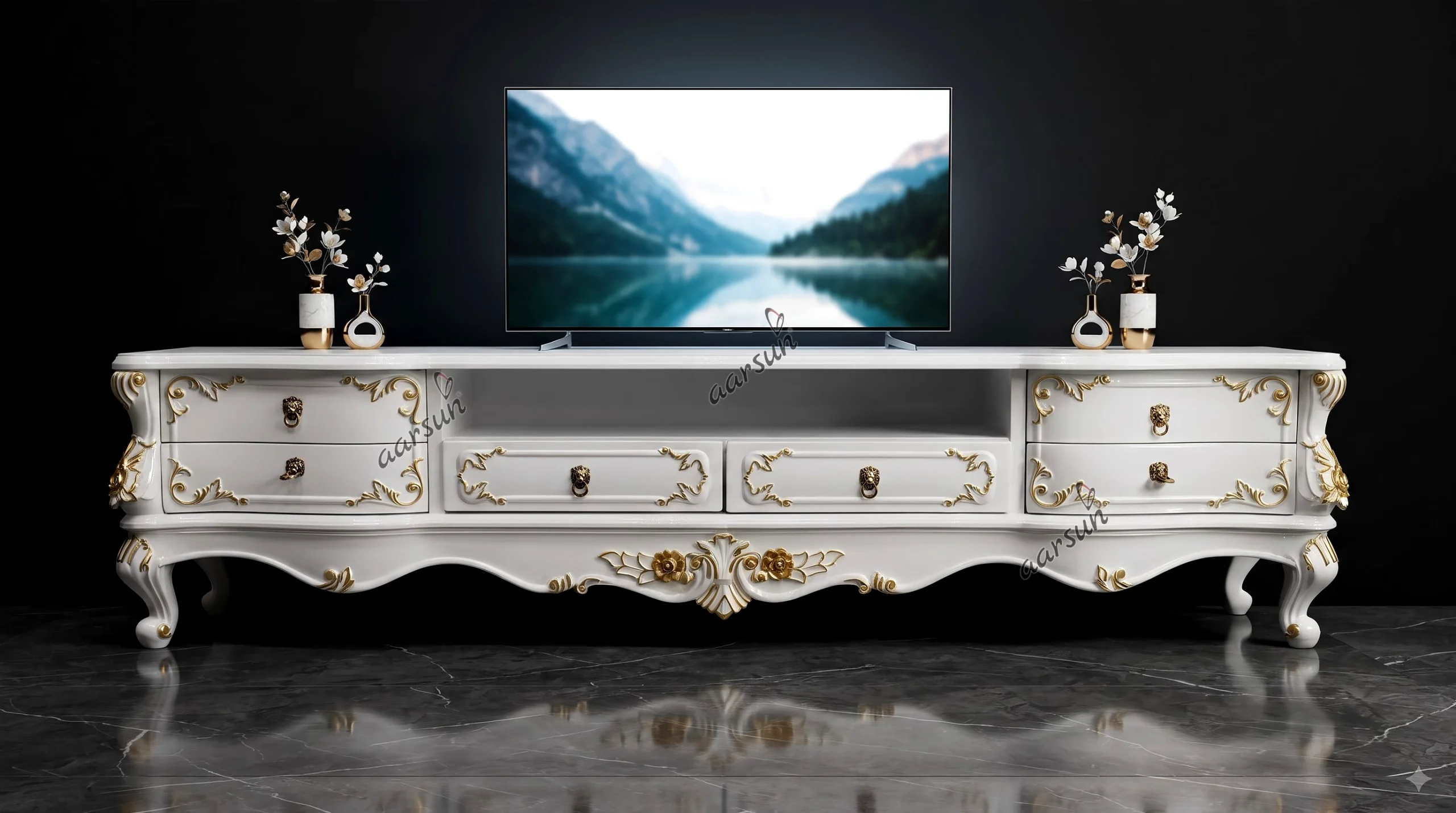 Premium Royal TV Unit for Luxury Homes