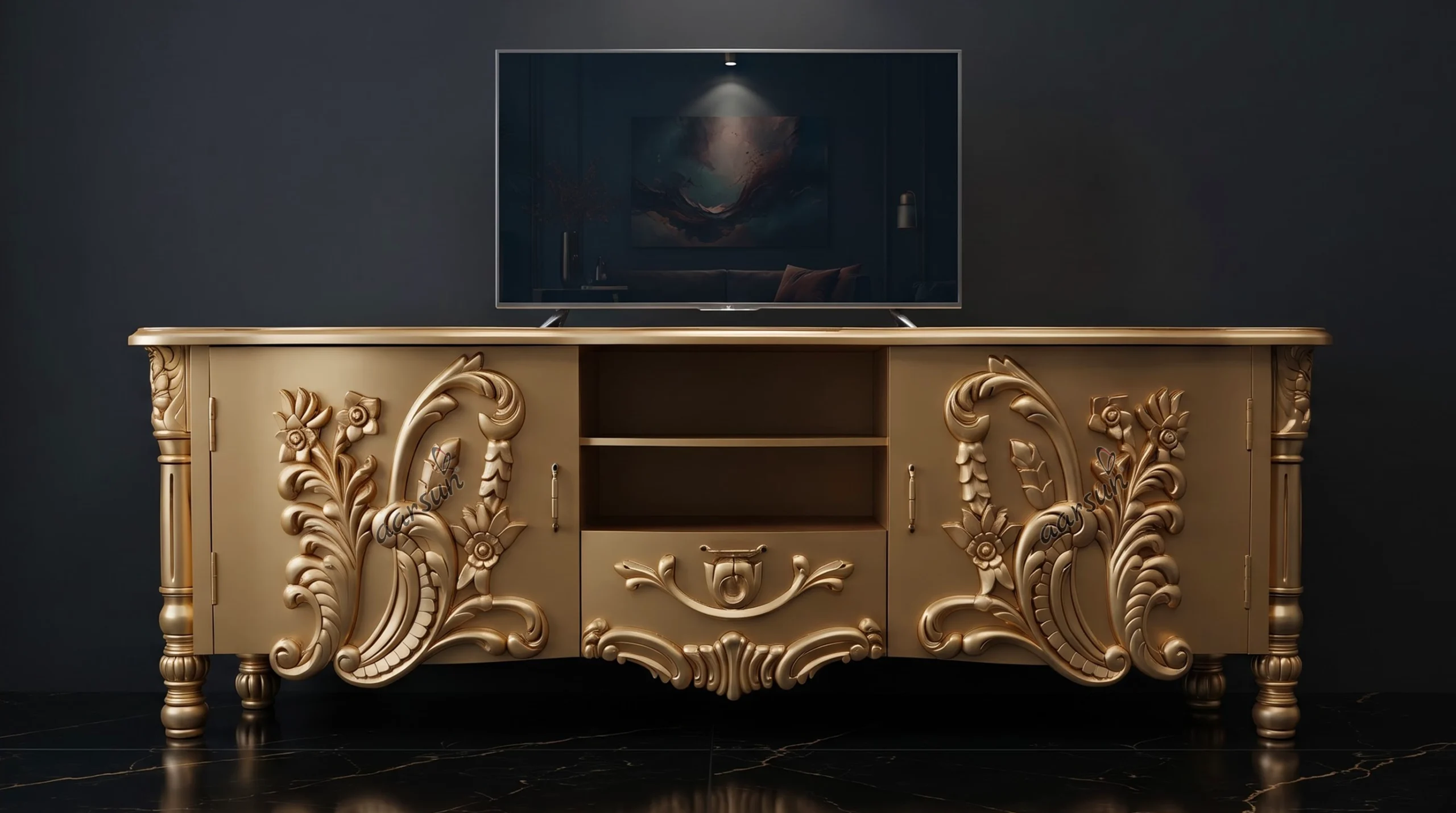 Premium Wood TV Entertainment Unit