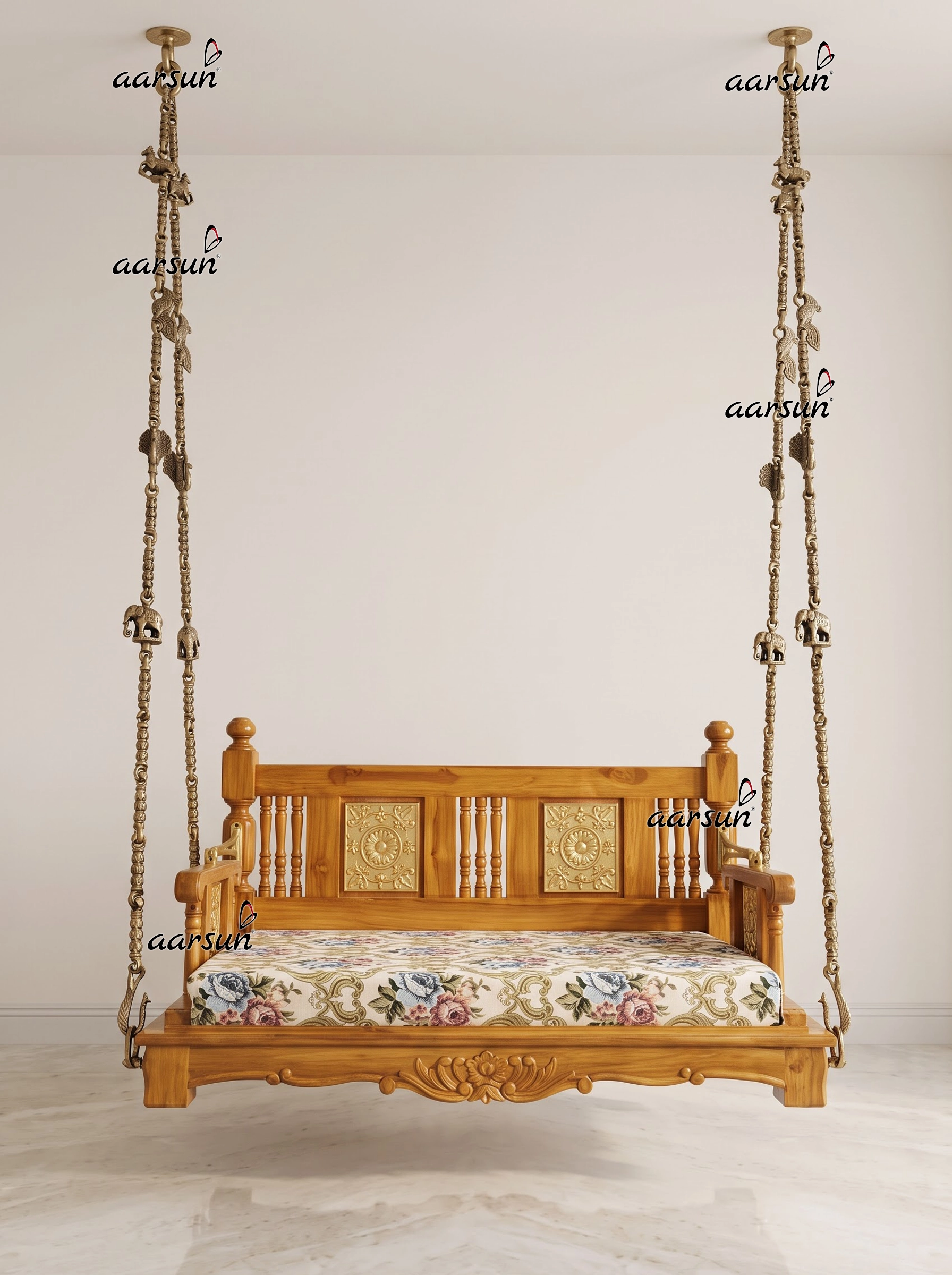 Reversible Swing Seat with Brass Chain