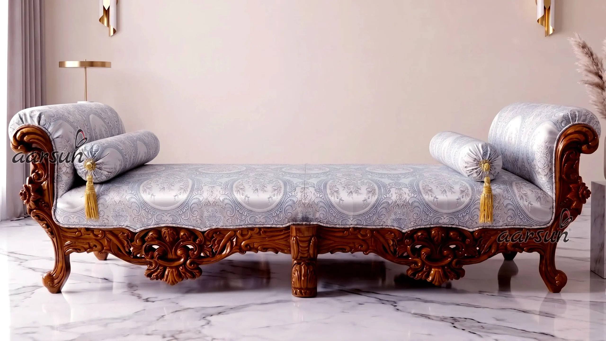 Royal Classic Wooden Settee