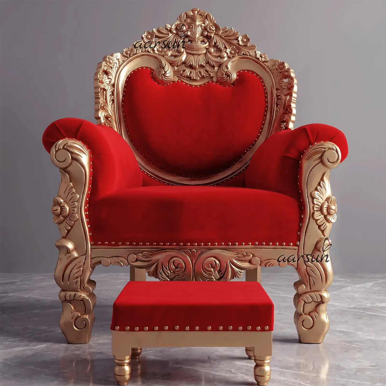 Royal Wooden Guru Ji Chair