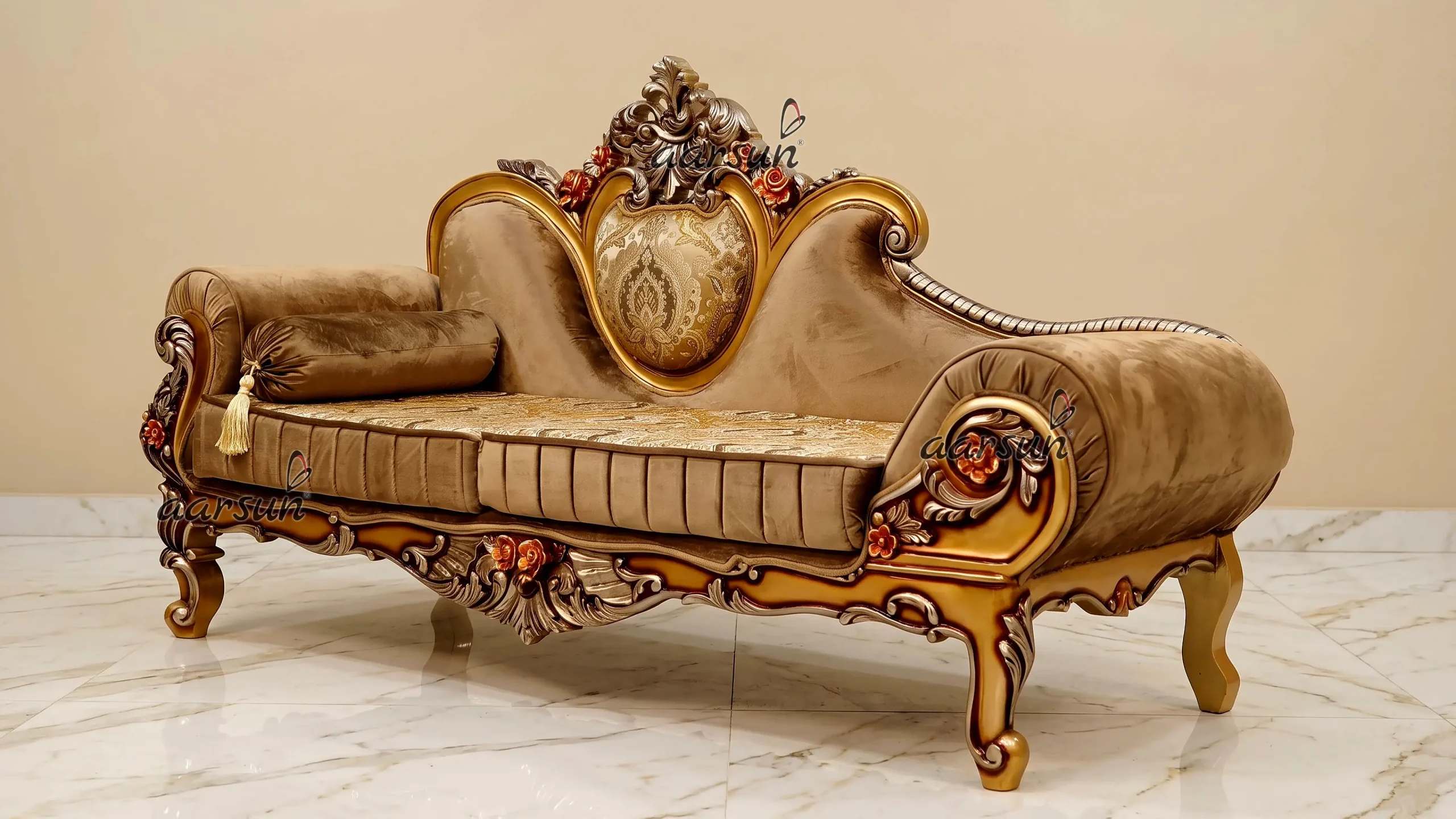 Designer Luxury Wooden Diwan