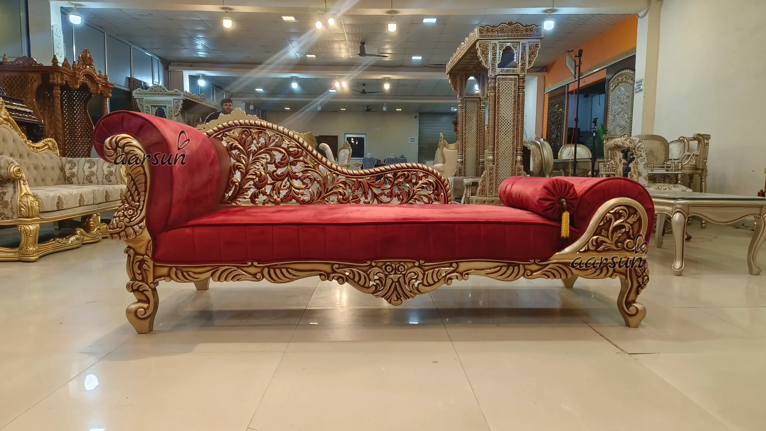 Luxury Handcrafted Diwan Couch