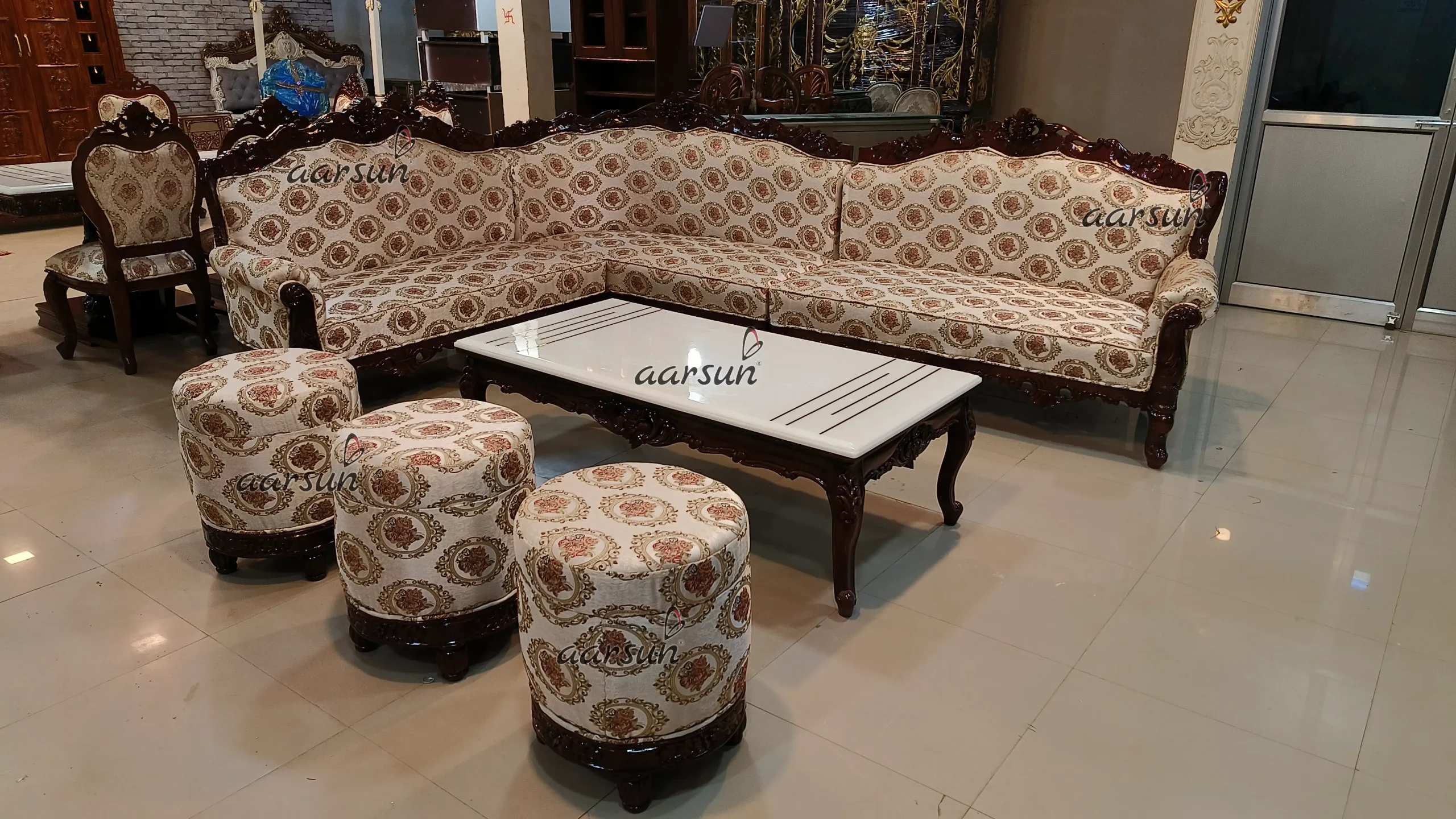 Premium Luxury Corner Seating Sofa - Image 4
