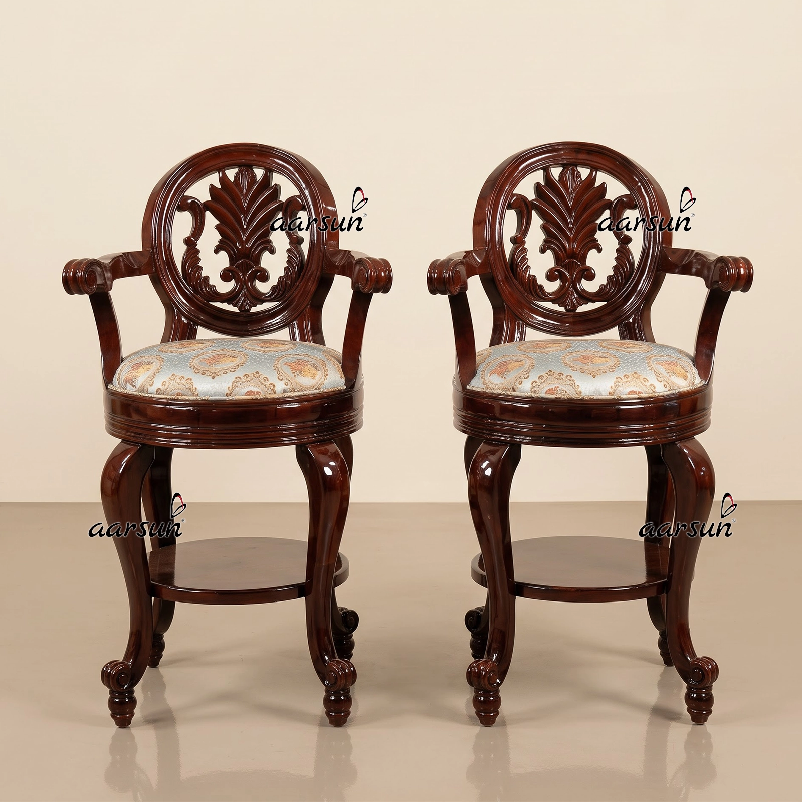 Premium Wood Unique Bar Chair Design