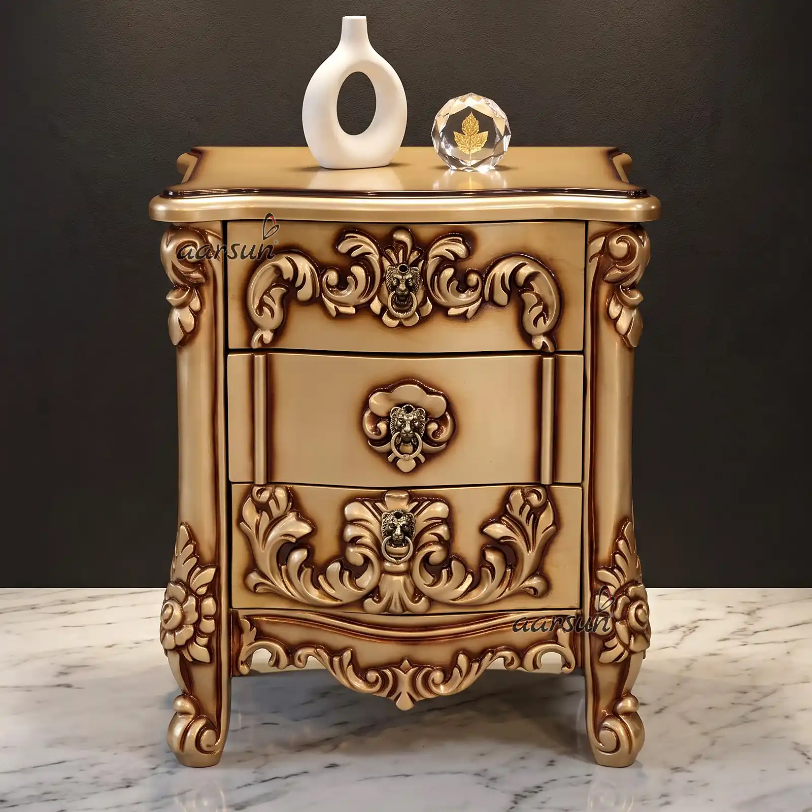 Royal Furniture Luxury Night Stand Bed