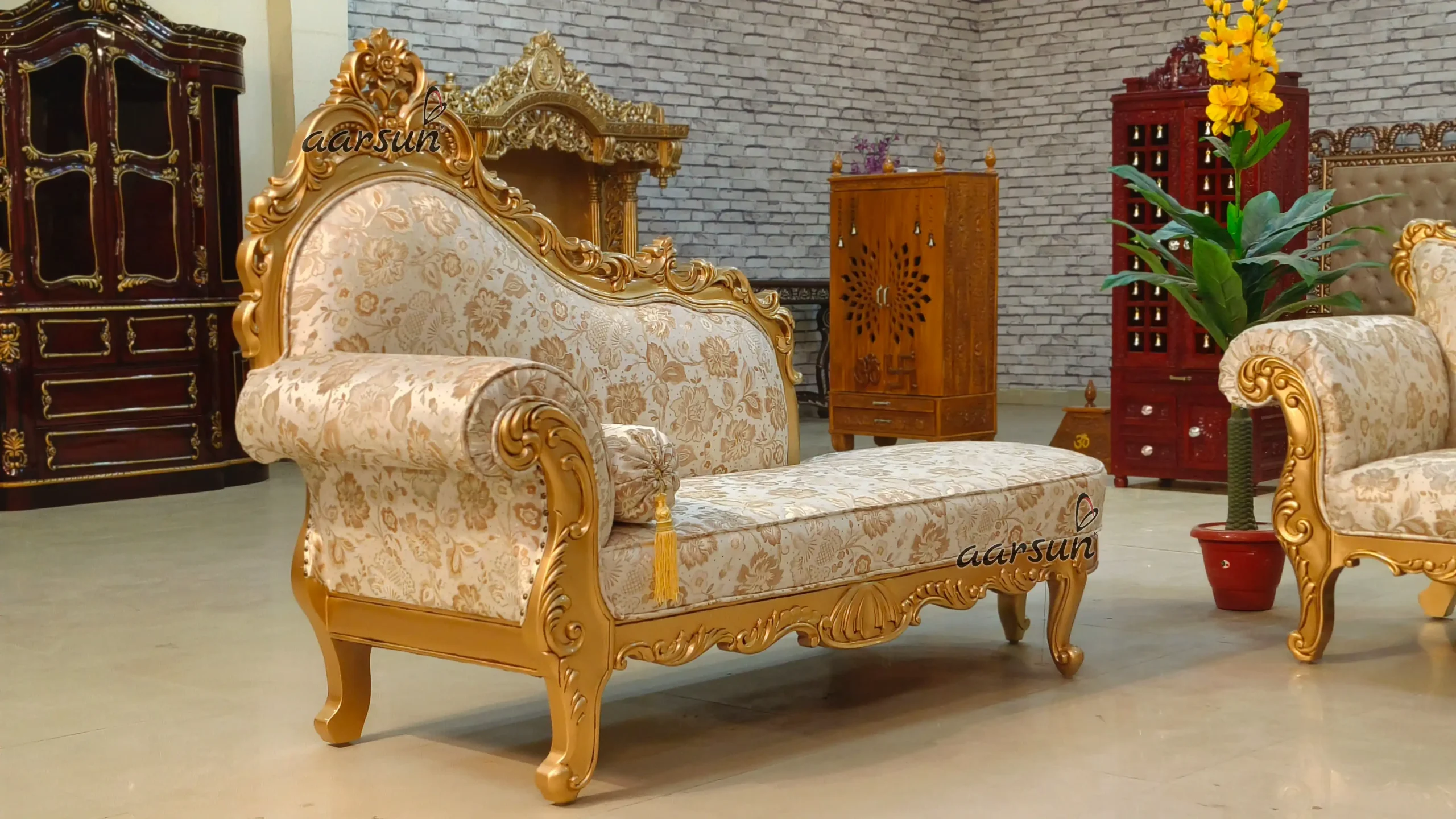 Traditional Royal Diwan Couch